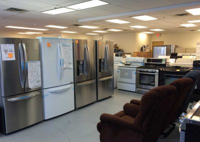 showroom of appliances