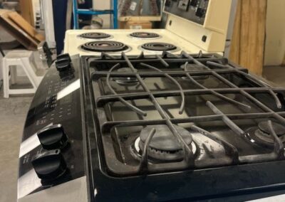 Moes gas stovetop